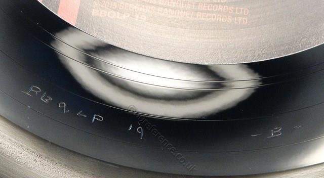 BBQLP 19 B Side Matrix.